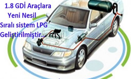 Mitsubishi Carizma 1.8 GDİ  Sıralı sistem LPG Teknolojisi